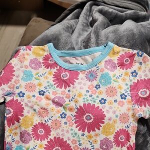 Colorful Floral Print Top